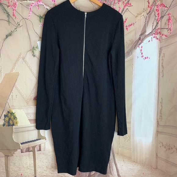 SOLD Adam Lippes Black Sheath Zipper Back - Picture 4 of 8